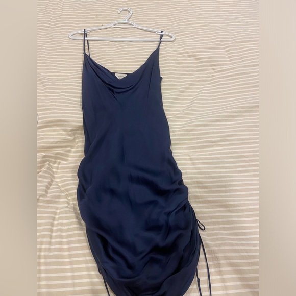 ARITZIA Wilfred Navy Mini Slip Dress 💙🦋 - Picture 2 of 2